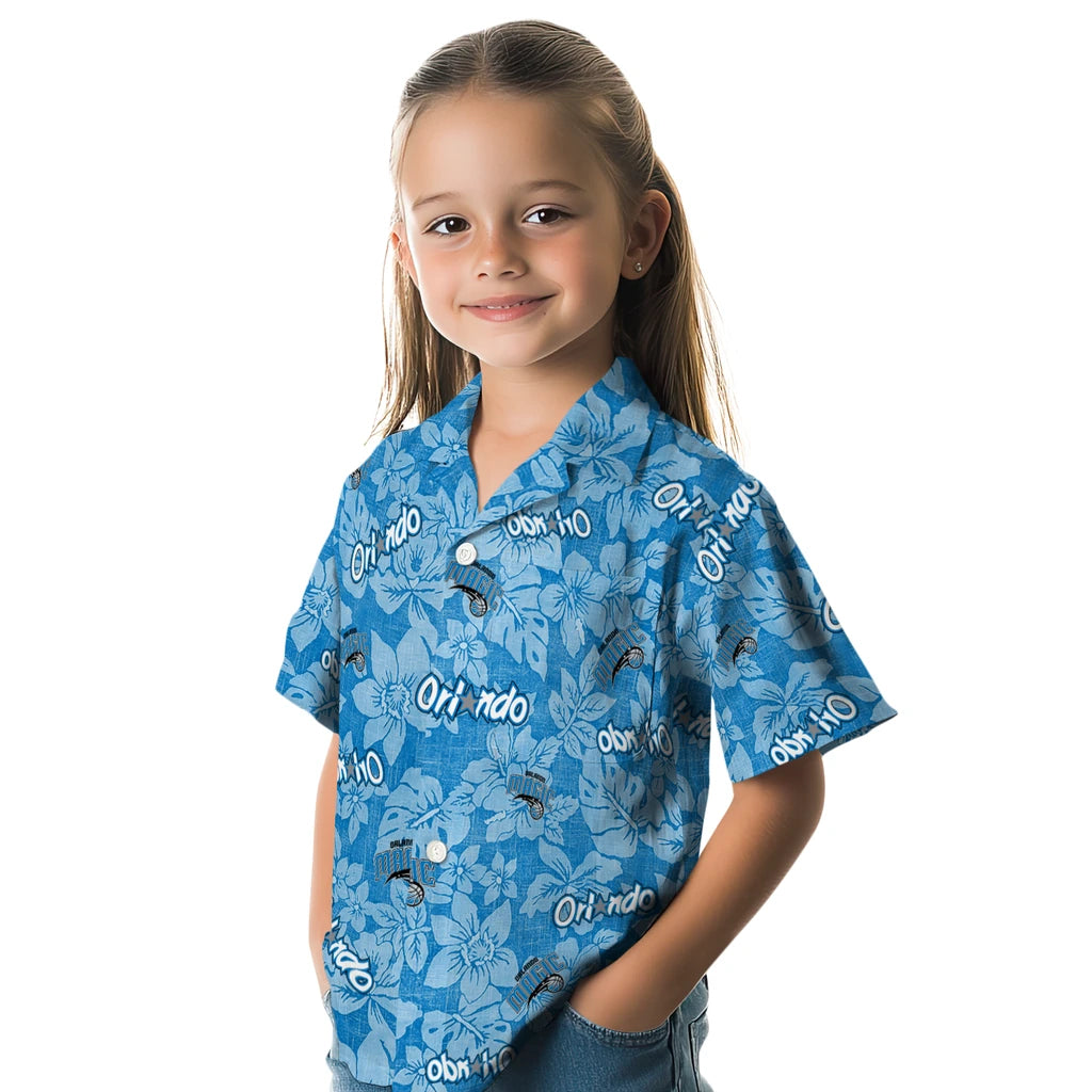 Orlando Magic Hawaiian Shirt - Hibiscus Oasis | Hula Hawaiian Shirts