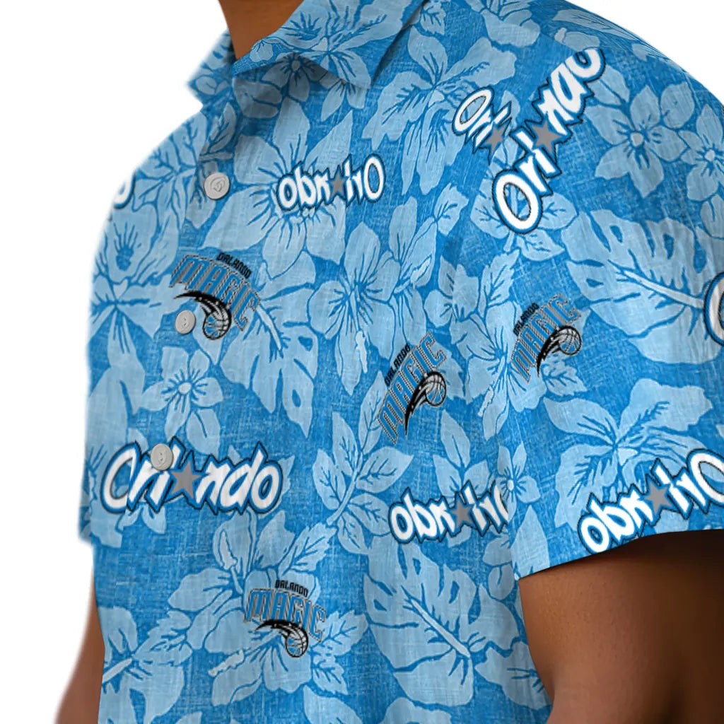 Orlando Magic Hawaiian Shirt - Hibiscus Oasis | Hula Hawaiian Shirts