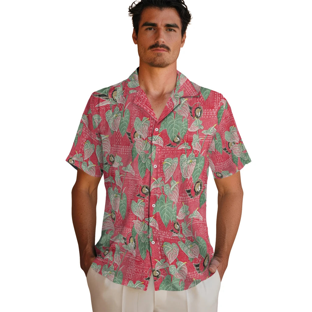 Ottawa Senators Hawaiian Shirt - Anthurium Overlay | Hula Hawaiian Shirts