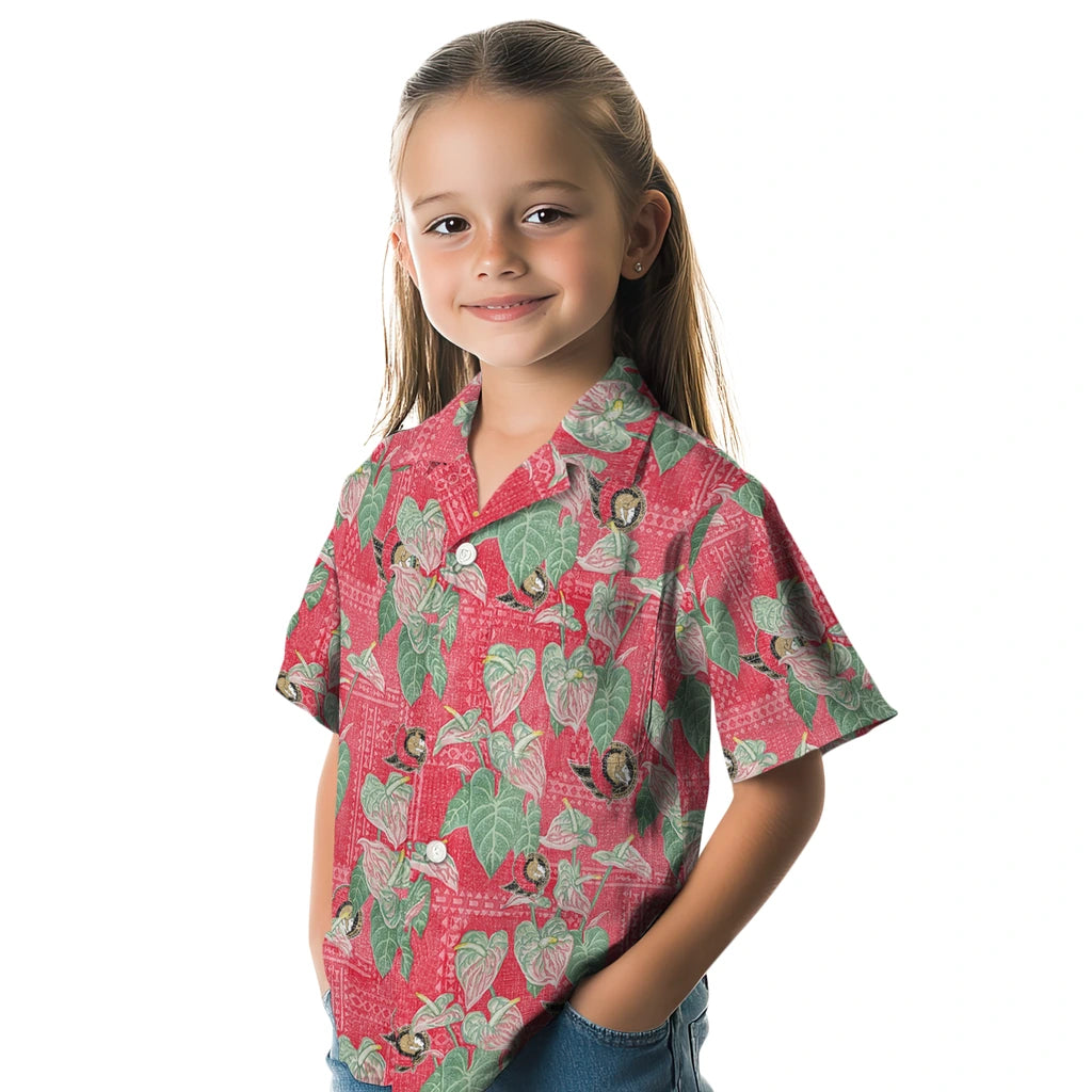 Ottawa Senators Hawaiian Shirt - Anthurium Overlay | Hula Hawaiian Shirts