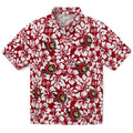 Ottawa Senators Hawaiian Shirt - Hibiscus Motif | Hula Hawaiian Shirts