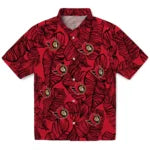 Ottawa Senators Hawaiian Shirt - Leaf Outline | Hula Hawaiian Shirts