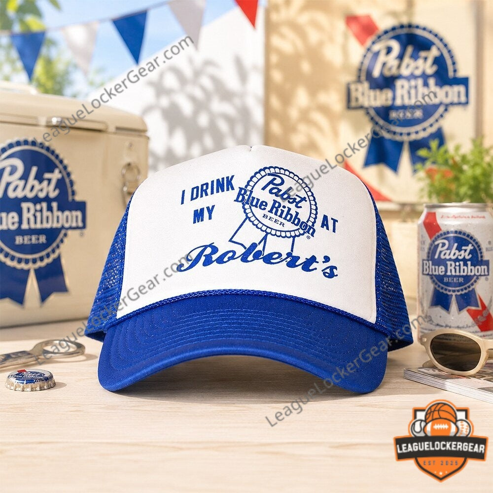 Benicio del Toro I Drink My PBR at Robert's Hat NBA Summer League Cap - LeagueLockerGear