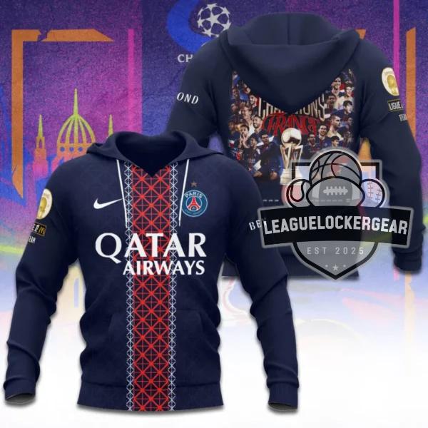 Paris Saint-Germain Champions of France T-Shirt - LeagueLockerGear