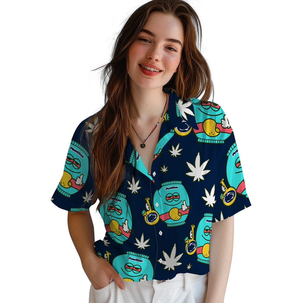 Penn State Nittany Lions Hawaiian Shirt - Chill Vibe | Hula Hawaiian Shirts