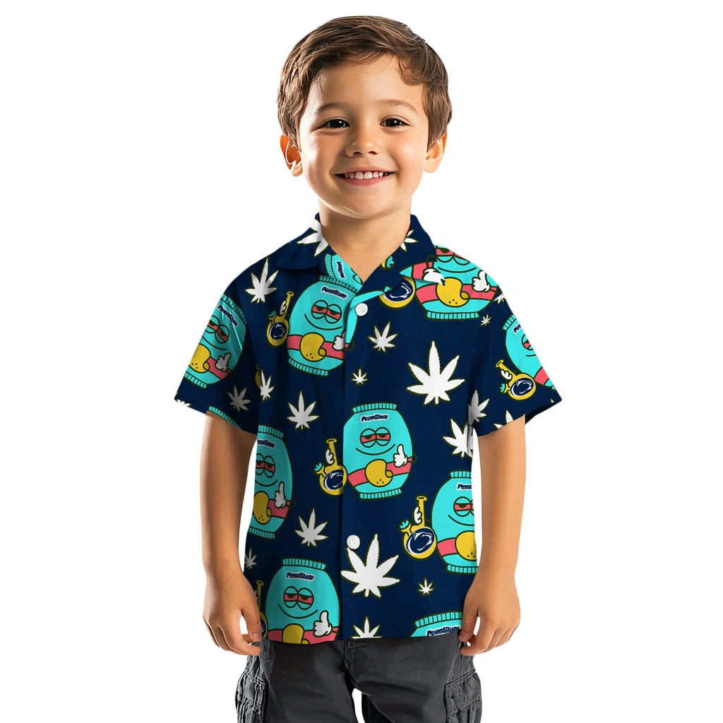 Penn State Nittany Lions Hawaiian Shirt - Chill Vibe | Hula Hawaiian Shirts
