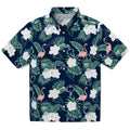 Penn State Nittany Lions Hawaiian Shirt - Flamingo and Hibiscus | Hula Hawaiian Shirts