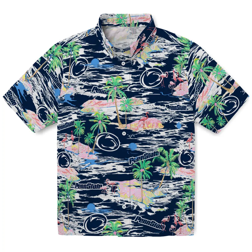 Penn State Nittany Lions Hawaiian Shirt - Hawaii Island | Hula Hawaiian Shirts