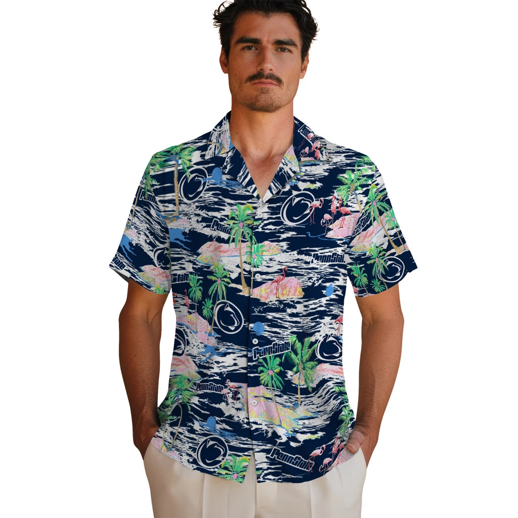 Penn State Nittany Lions Hawaiian Shirt - Hawaii Island | Hula Hawaiian Shirts