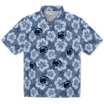 Penn State Nittany Lions Hawaiian Shirt - Hibiscus Cluster | Hula Hawaiian Shirts