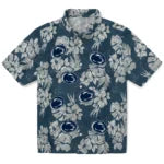 Penn State Nittany Lions Hawaiian Shirt - Hibiscus Flowers | Hula Hawaiian Shirts