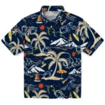 Penn State Nittany Lions Hawaiian Shirt - Palm Tree Island | Hula Hawaiian Shirts