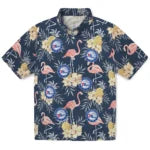 Philadelphia 76ers Hawaiian Shirt - Flamingo Hibiscus | Hula Hawaiian Shirts