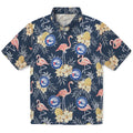 Philadelphia 76ers Hawaiian Shirt - Flamingo Hibiscus | Hula Hawaiian Shirts