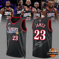 Philadelphia 76ers LeBron James 23 Signature Basketball Jersey - LeagueLockerGear