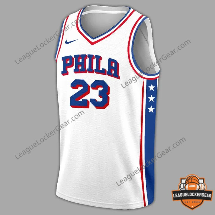 Philadelphia 76ers LeBron James Welcome To Basketball Jersey - LeagueLockerGear