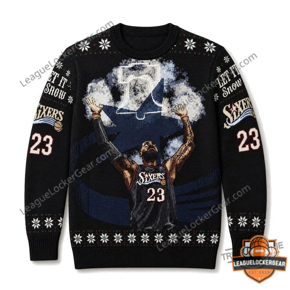 Philadelphia 76ers LeBron Ugly Christmas Sweatshirt | League
