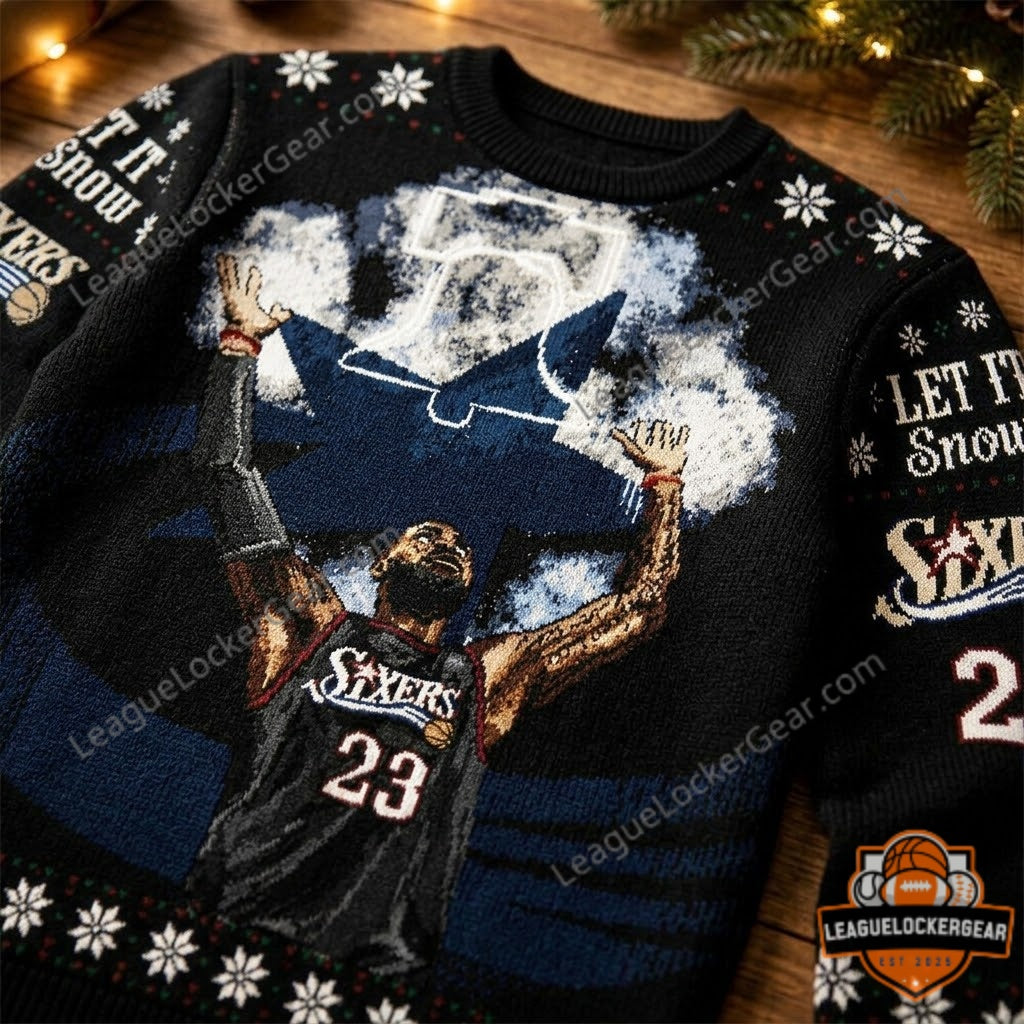 Philadelphia 76ers LeBron Ugly Christmas Sweatshirt | League