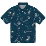 Philadelphia Eagles Hawaiian Shirt - Beach Vibe | Hula Hawaiian Shirts
