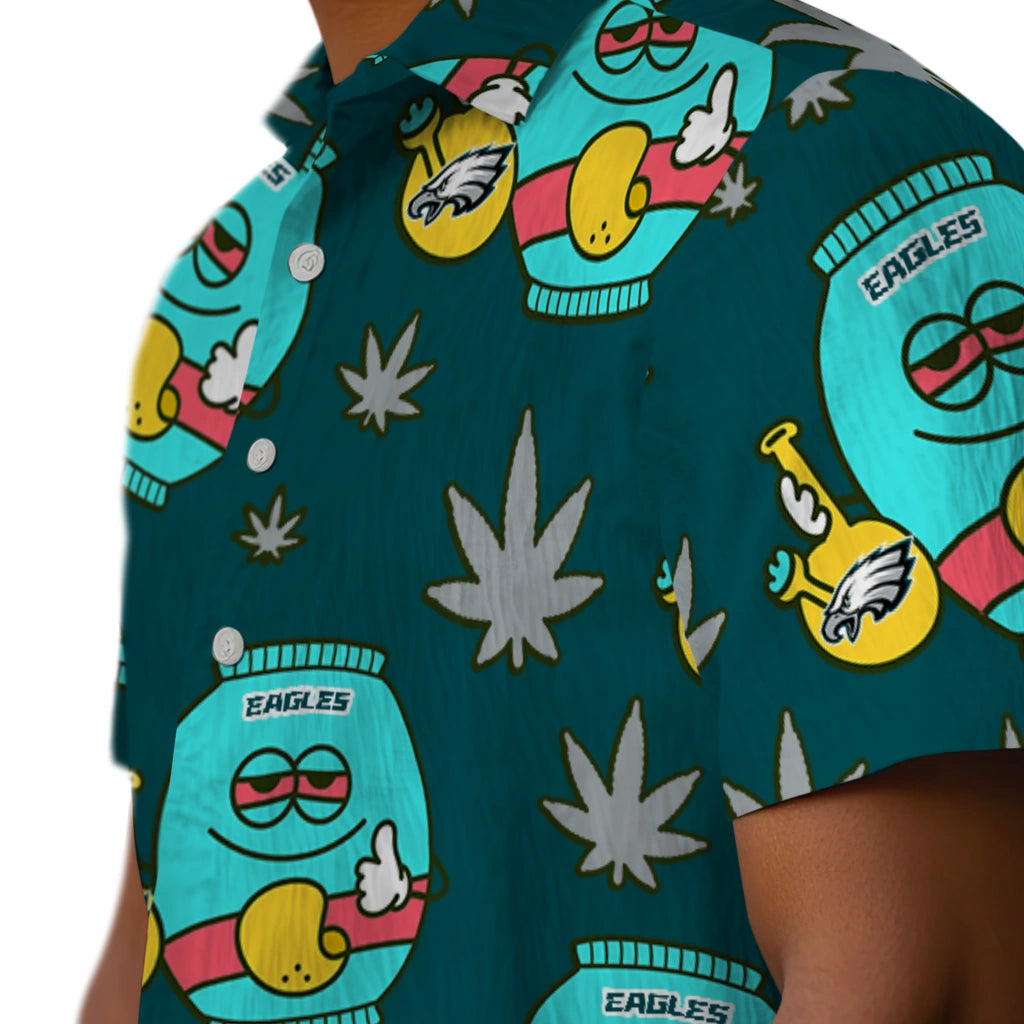 Philadelphia Eagles Hawaiian Shirt - Chill Vibe | Hula Hawaiian Shirts