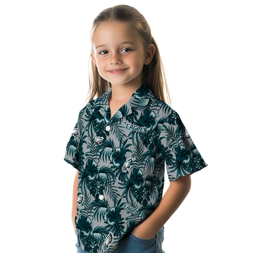 Philadelphia Eagles Hawaiian Shirt - Hibiscus Exotic | Hula Hawaiian Shirts