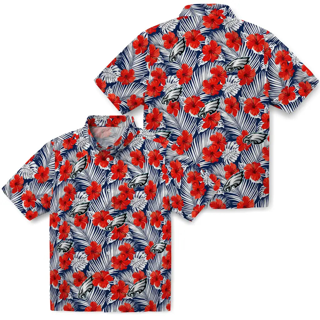 Philadelphia Eagles Hawaiian Shirt - Hibiscus Fiesta | Hula Hawaiian Shirts