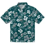 Philadelphia Eagles Hawaiian Shirt - Hibiscus Flower Design | Hula Hawaiian Shirts