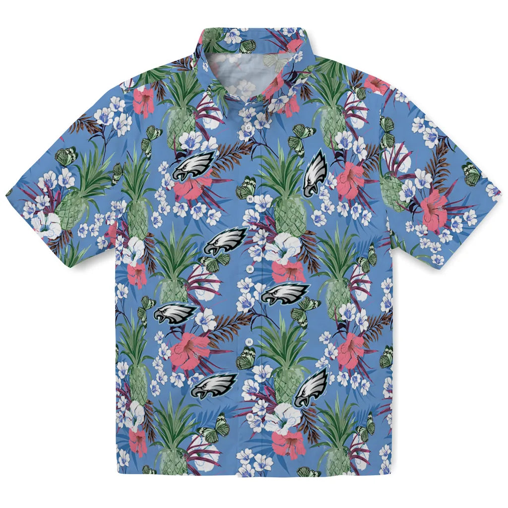 Philadelphia Eagles Hawaiian Shirt - Pineapple Bouquet | Hula Hawaiian Shirts