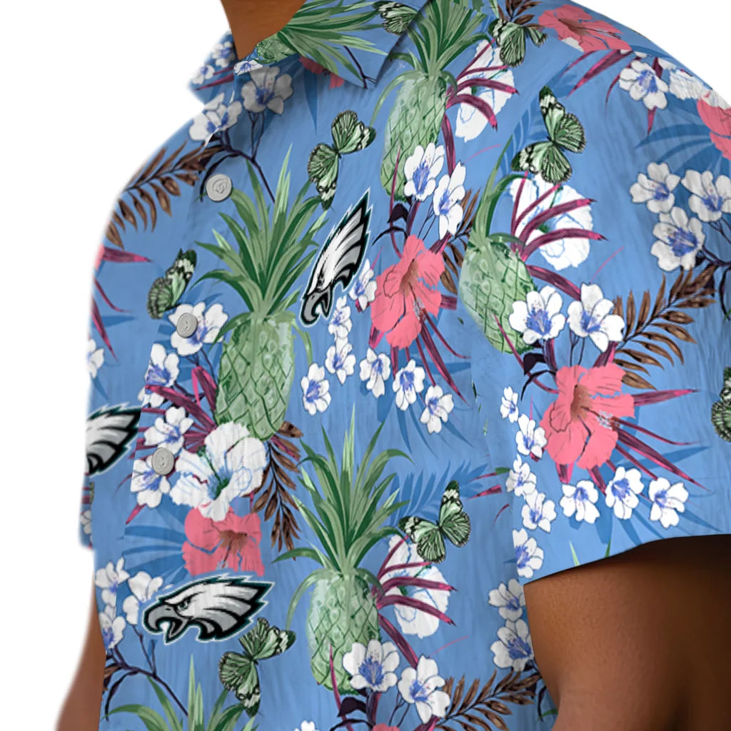 Philadelphia Eagles Hawaiian Shirt - Pineapple Bouquet | Hula Hawaiian Shirts