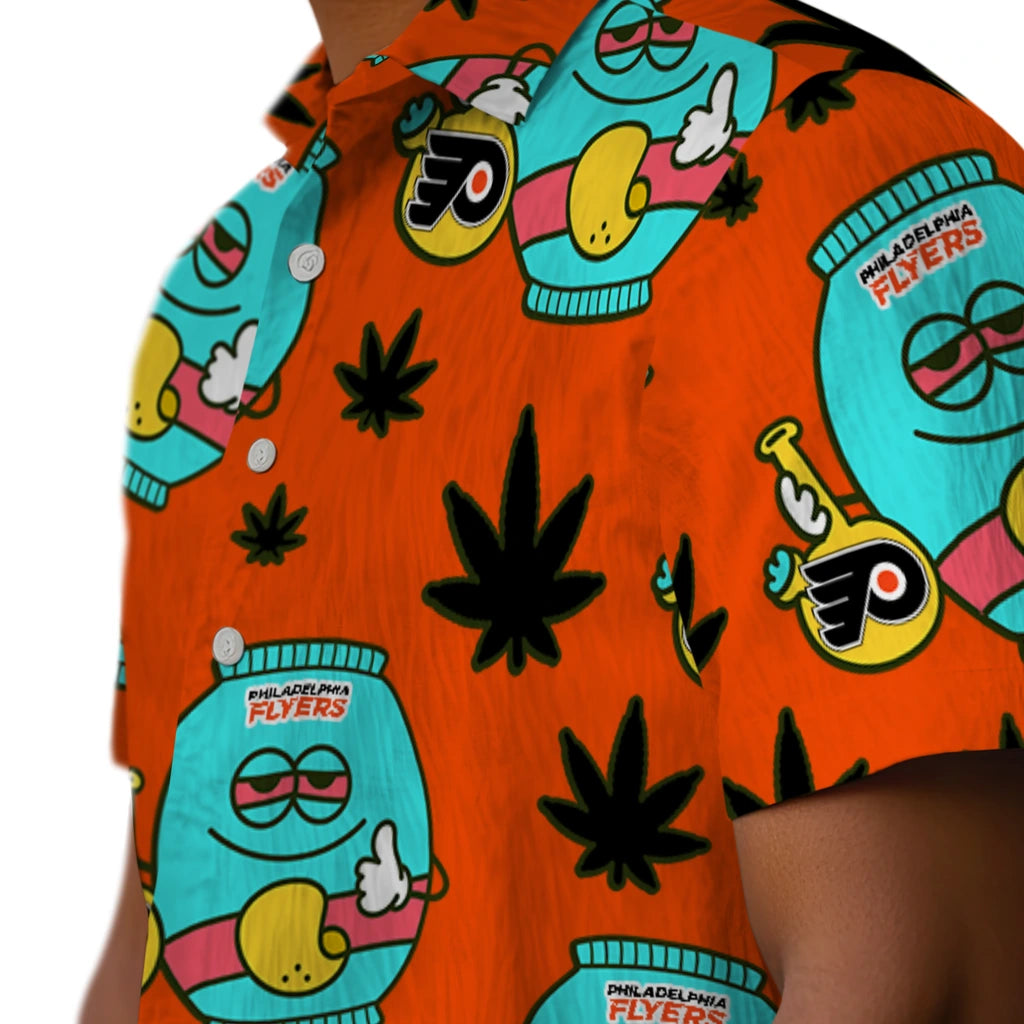 Philadelphia Flyers Hawaiian Shirt - Chill Vibe | Hula Hawaiian Shirts