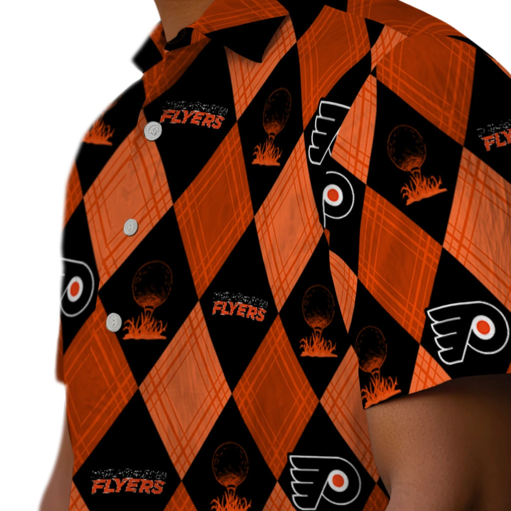 Philadelphia Flyers Hawaiian Shirt - Golfing Plaid | Hula Hawaiian Shirts