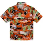 Philadelphia Flyers Hawaiian Shirt - Hawaii Island | Hula Hawaiian Shirts