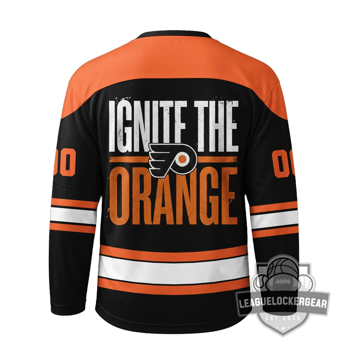 Philadelphia Flyers Believe Ignite The Orange Hockey Jersey - LeagueLockerGear
