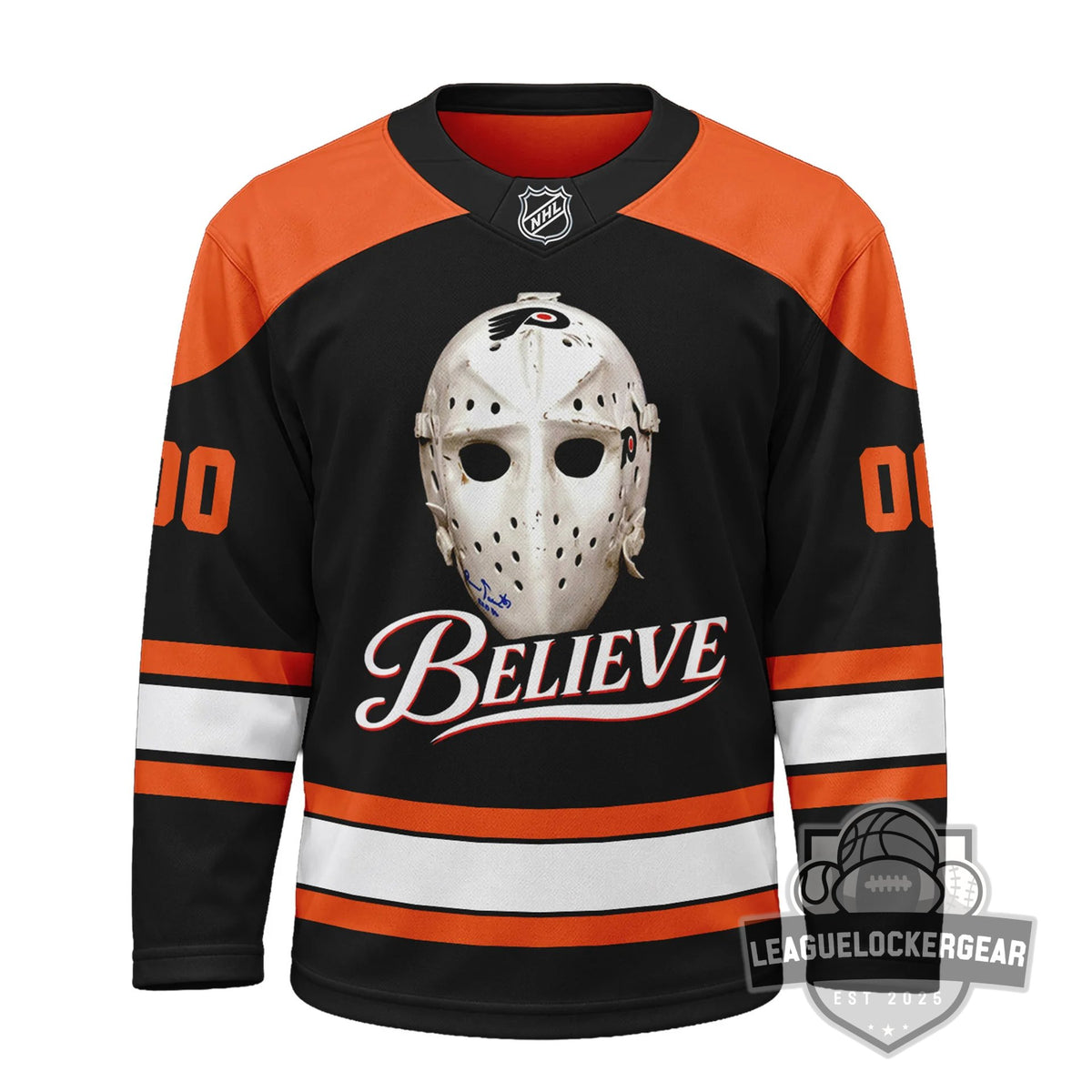 Philadelphia Flyers Believe Ignite The Orange Hockey Jersey - LeagueLockerGear