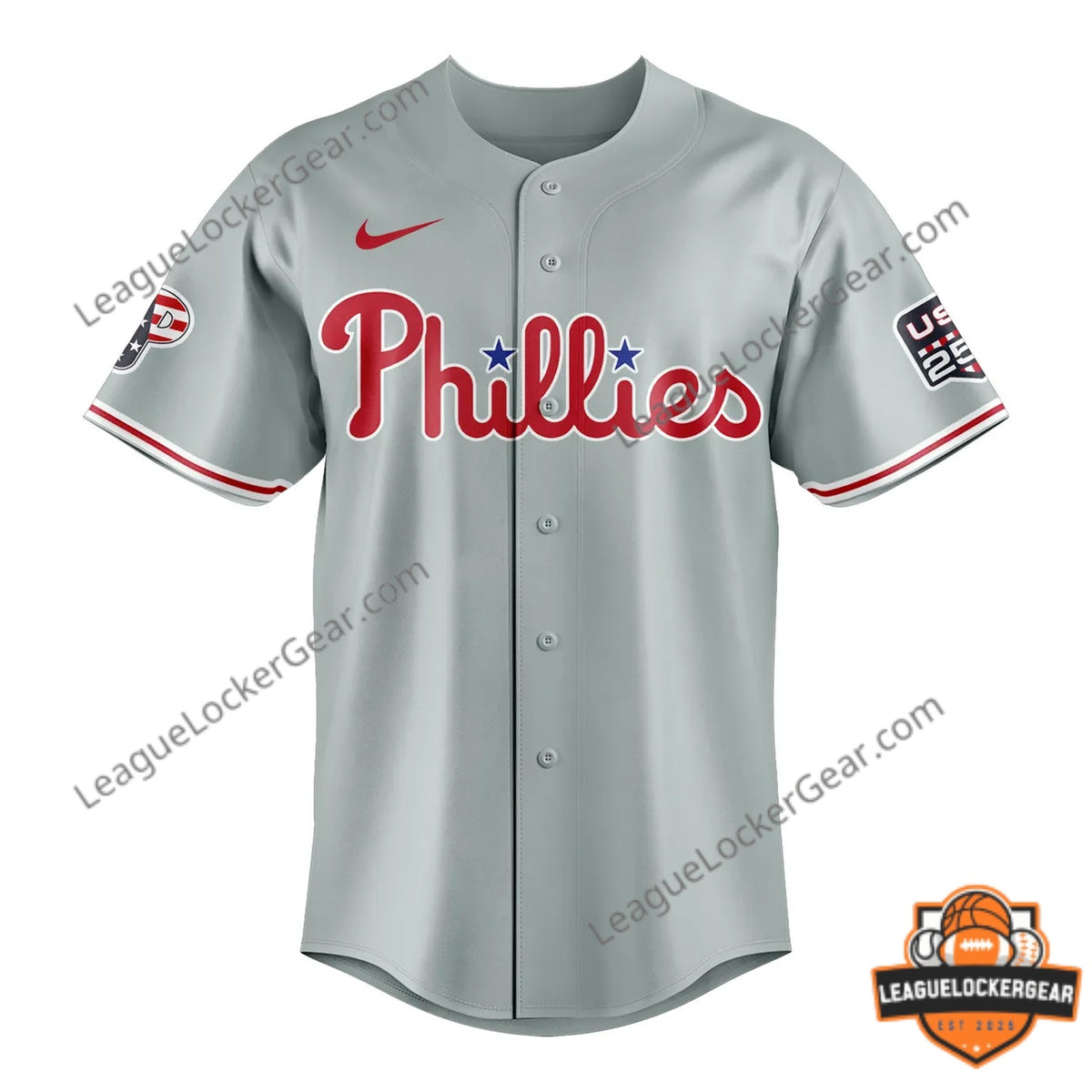 Philadelphia Phillies 4th of July Baseball Jersey - LeagueLockerGear
