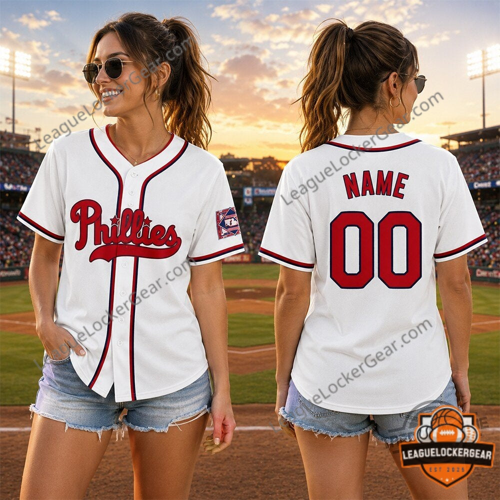 Philadelphia Phillies MLB All-Star Custom Baseball Jersey - LeagueLockerGear