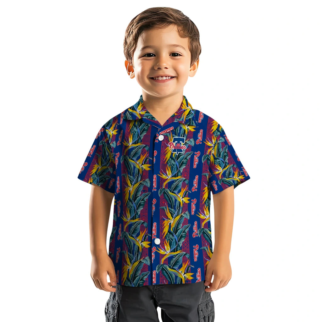 Philadelphia Phillies Hawaiian Shirt - Paradise Vines | Hula Hawaiian Shirts