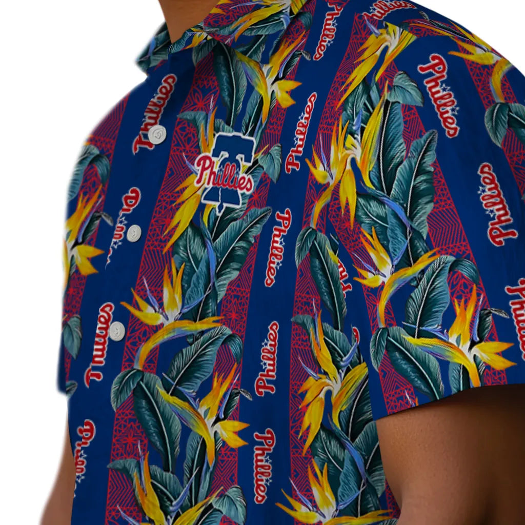 Philadelphia Phillies Hawaiian Shirt - Paradise Vines | Hula Hawaiian Shirts