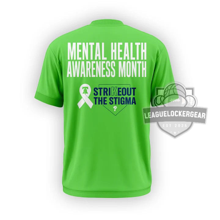 Philadelphia Phillies Mental Health Awareness Month T-Shirt - LeagueLockerGear
