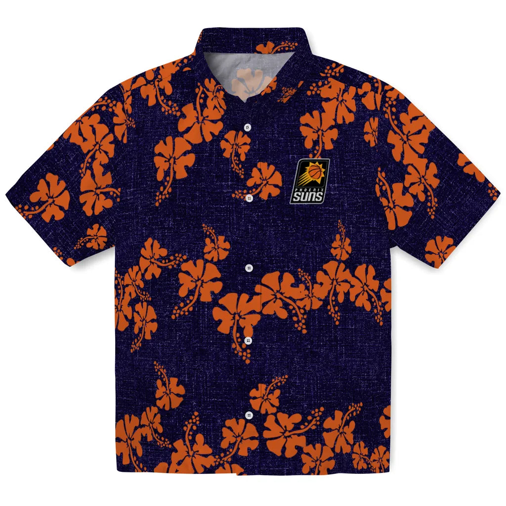 Phoenix Suns Hawaiian Shirt - 50th State Flower | Hula Hawaiian Shirts