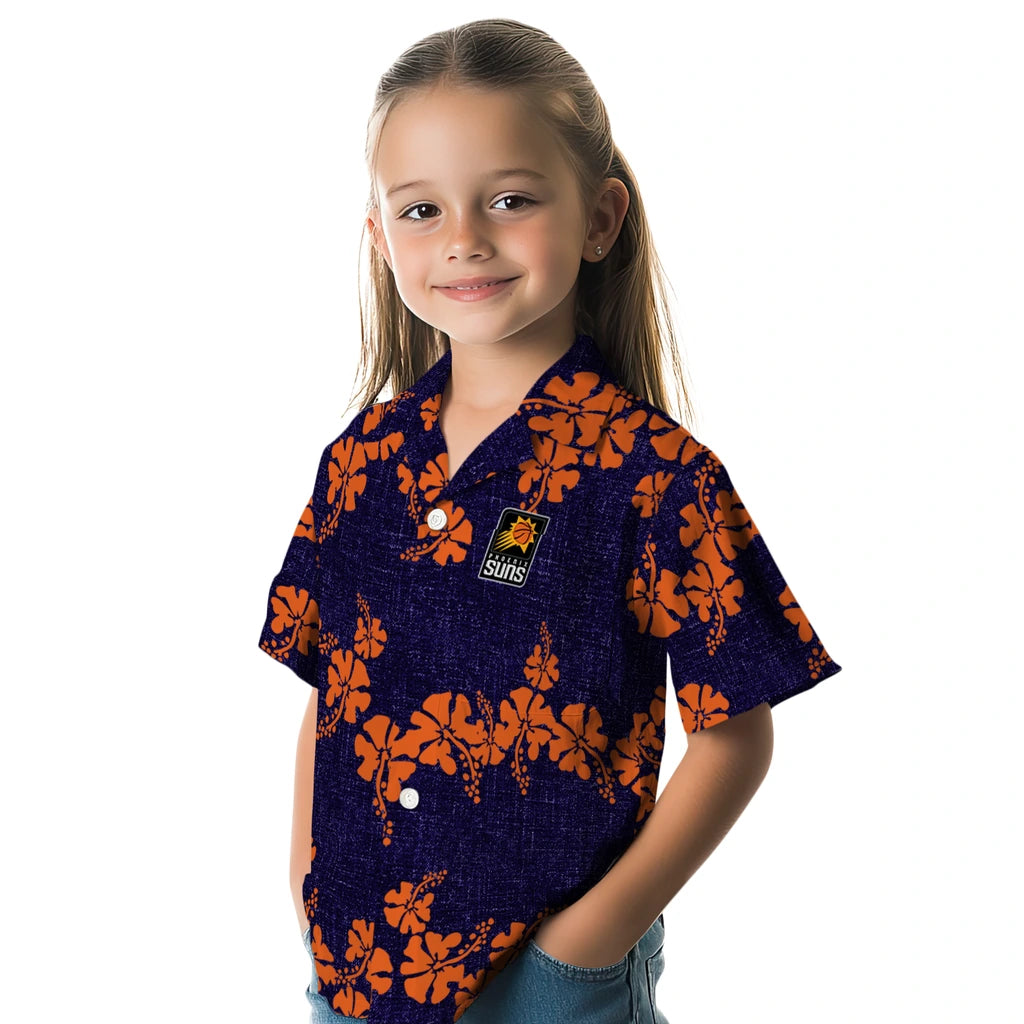 Phoenix Suns Hawaiian Shirt - 50th State Flower | Hula Hawaiian Shirts