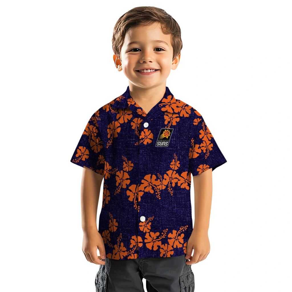 Phoenix Suns Hawaiian Shirt - 50th State Flower | Hula Hawaiian Shirts