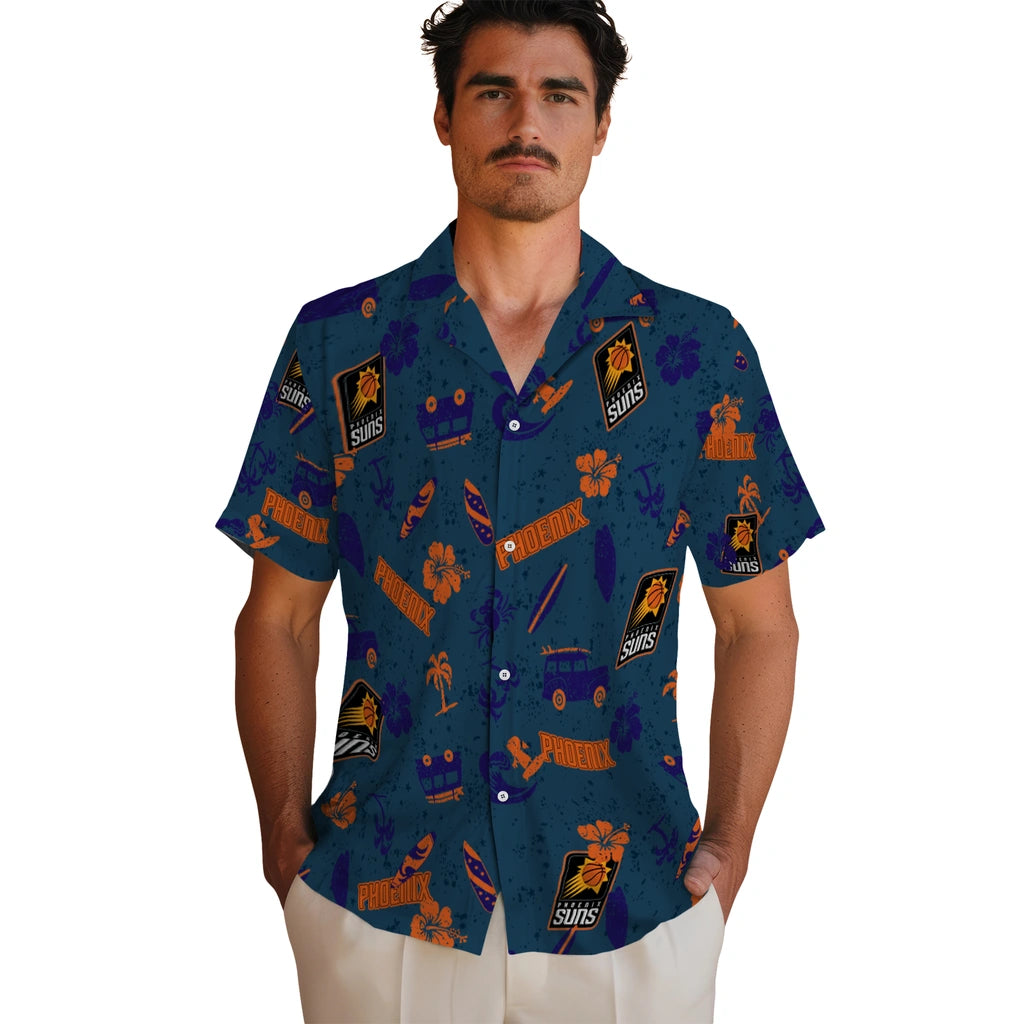 Phoenix Suns Hawaiian Shirt - Beach Vibe | Hula Hawaiian Shirts