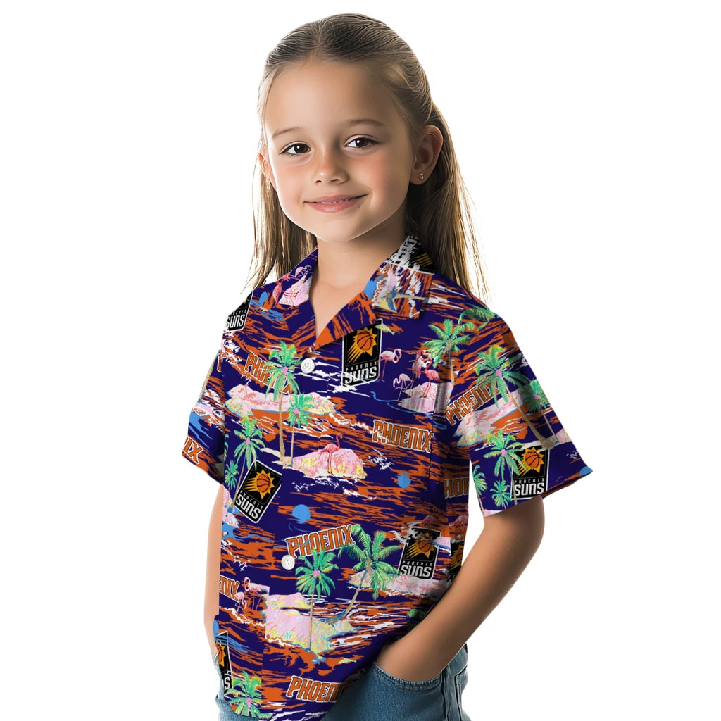 Phoenix Suns Hawaiian Shirt - Hawaii Island | Hula Hawaiian Shirts
