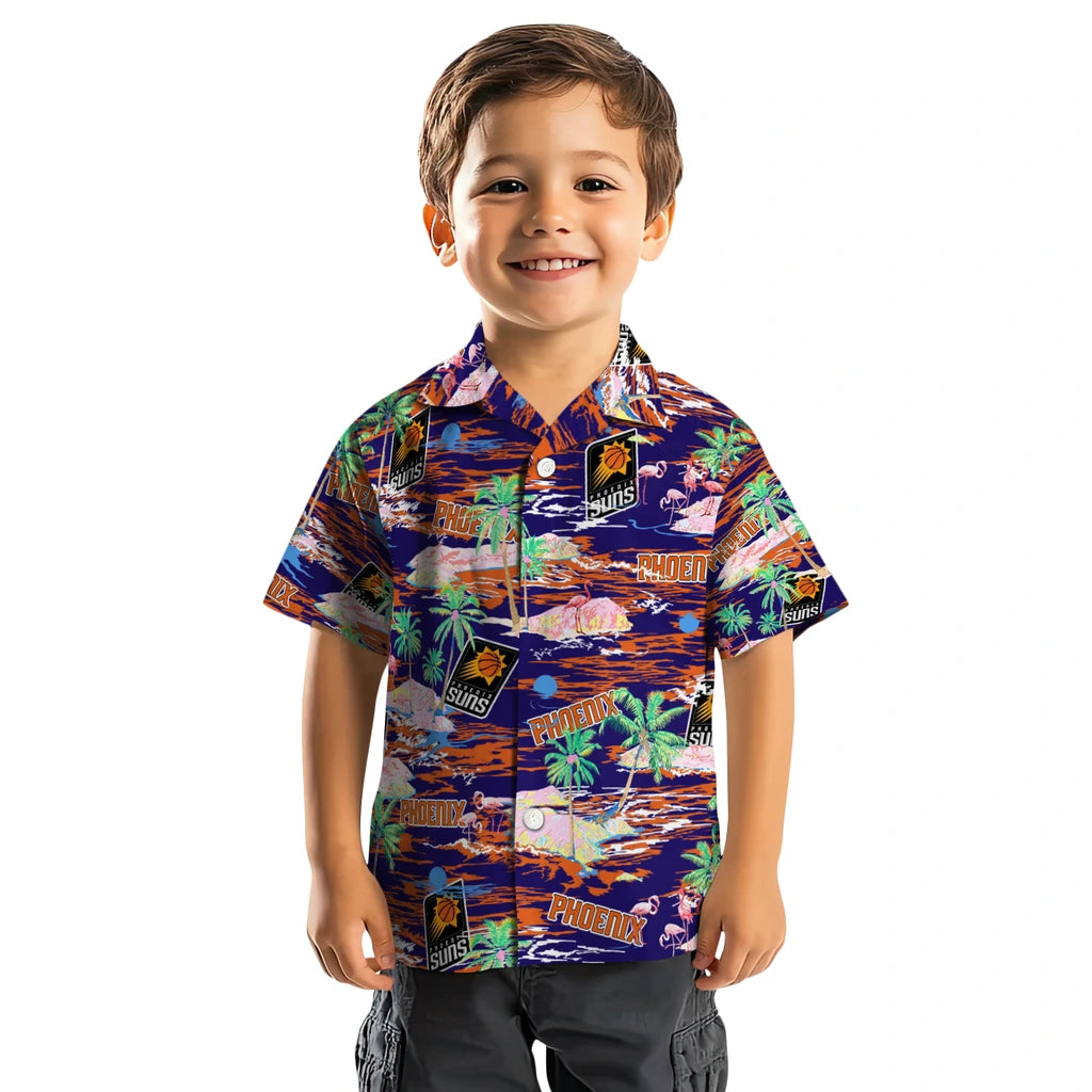 Phoenix Suns Hawaiian Shirt - Hawaii Island | Hula Hawaiian Shirts