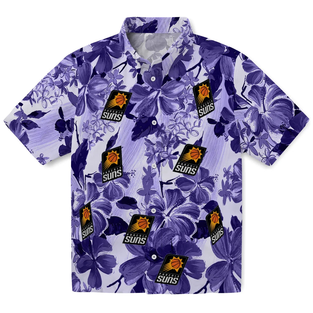 Phoenix Suns Hawaiian Shirt - Hibiscus Arrangement | Hula Hawaiian Shirts
