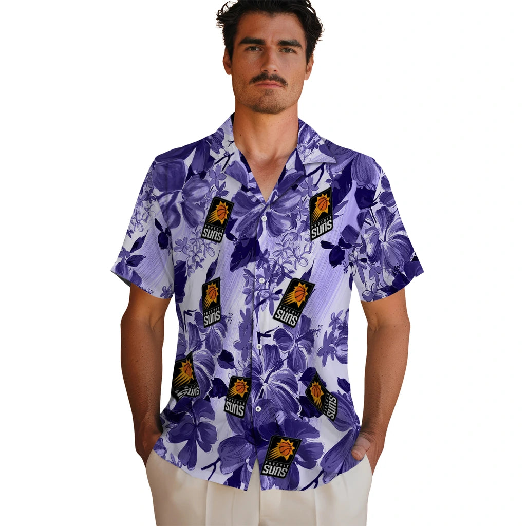 Phoenix Suns Hawaiian Shirt - Hibiscus Arrangement | Hula Hawaiian Shirts