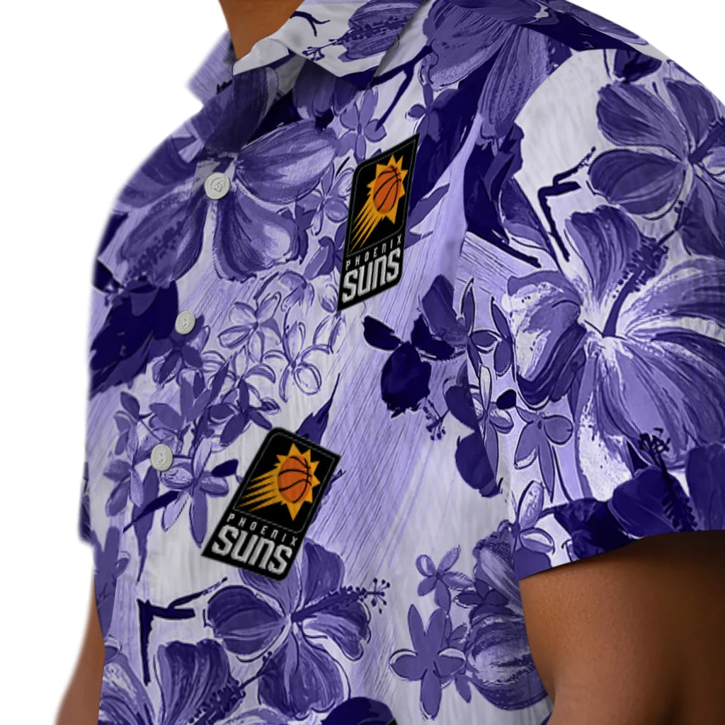 Phoenix Suns Hawaiian Shirt - Hibiscus Arrangement | Hula Hawaiian Shirts