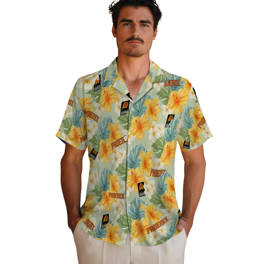 Phoenix Suns Hawaiian Shirt - Hibiscus Mood | Hula Hawaiian Shirts