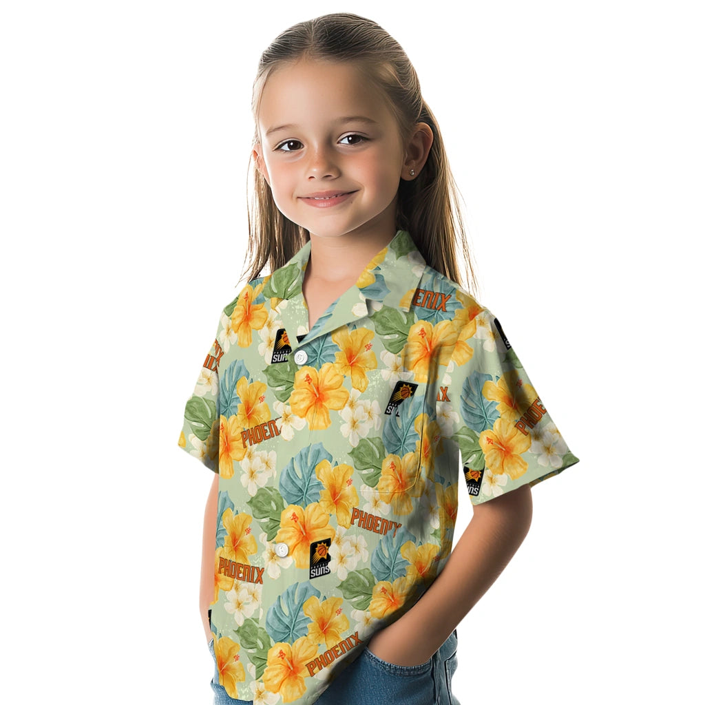 Phoenix Suns Hawaiian Shirt - Hibiscus Mood | Hula Hawaiian Shirts